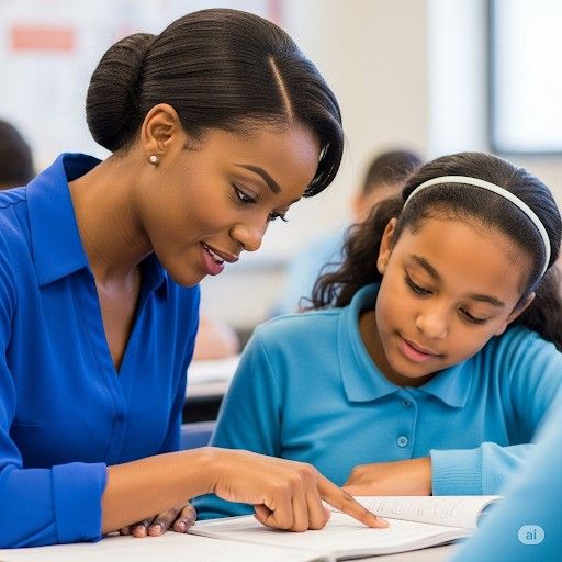 Girls in discussion group